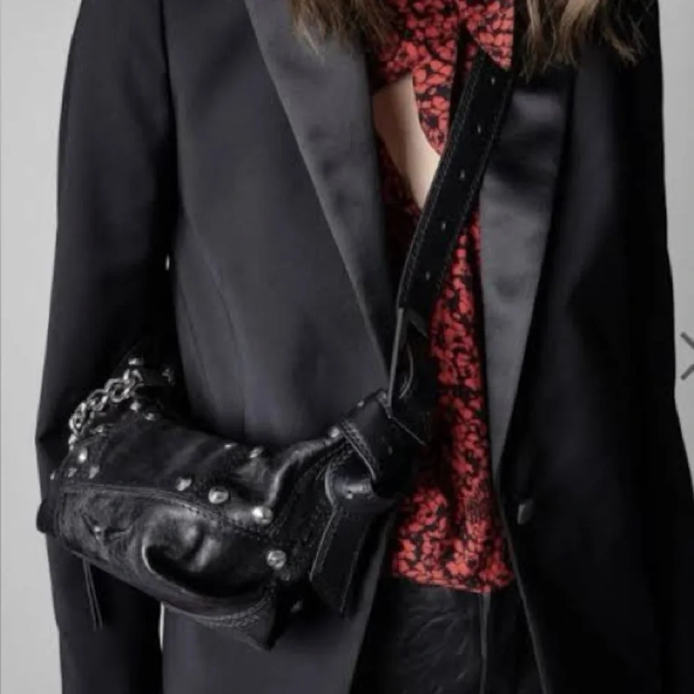 Zadig & Voltaire | Le Cecilia XS Patchwork & Stud Handbag - Picture 2 of 9